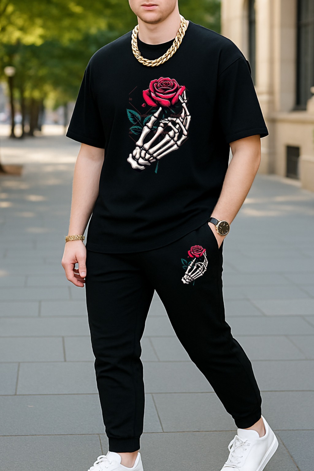 Tshirt & Trouser Combo Set (23467)