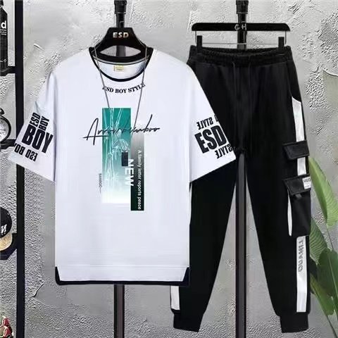 Half Sleeve T-Shirt & Trouser Set (29707)